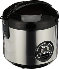 Toyomi RC 708SS Stainless Steel Rice Cooker, 0.8L Black/Silver