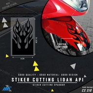STIKER SPAKBOR LIDAH API - STIKER SPAKBOR TRIBAL API - STIKER CUTTING SPAKBOR LIDAH API - CS S1