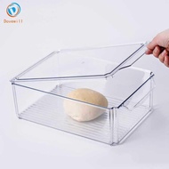 [Dovewill] Pizza Dough Proofing Box Clear Baking Accessory 12 x 8inch Dough Balls Container