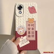 OPPO A17K Case Eksotik.id OPPO A17K Casing OPPO A17K Silicone Mobile Phone Skin Accessories OPPO A17