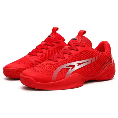 2026 All Red Pro Fencing Shoes Size 36-45 Men Women Indoor Gym Training Competition Sport Fencing Sh