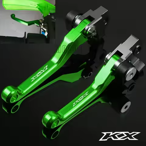 For Kawasaki KX65/KX85/KX125/KX250/KX250F/KX450F CNC Motorcycle Dirt Pit Bike Pivot Brake Clutch Lev