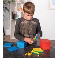 Interlocking Base Ten Blocks 121 pcs Teaching Media For Children