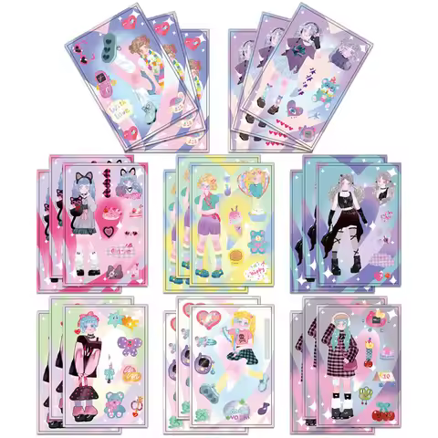 8PCS Creative Y2K Sticker Label Diary Stationery Computer Refrigerator Water Cup Aesthetic Personali