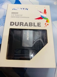 ADATA ED600 2.5吋 SATA3 USB3.1 Gen1 HDD/SSD 外置硬碟盒