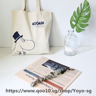 Moomin Women Gift Bag Cotton Canvas Tote Bag Concise Moomin Shoulder Cloth Bags Ladies Duty Cotton S