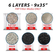 I-TECH Outdoor Master Sand Filter Media 6 / 7 Layers FRP Sand Replacement DIY Self Filling