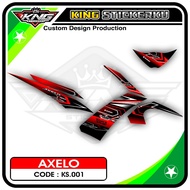 Suzuki Shogun AXELO Variation Striping Sticker - Shogun AXELO Motorcycle Ac Striping Sticker. Ks.01