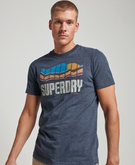 Superdry Vintage Great Outdoors T-Shirt - Indigo Marl