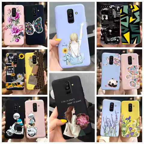 For Samsung J8 2018 Case J810 SM-J810F Girls Phone Cover For Samsung Galaxy J8 J 8 2018 J810F Shockp