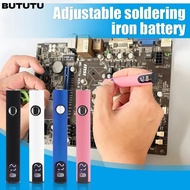 BUTUTU Mini Soldering Iron Kit, Welding Repair Tool 510 Thread Battery Electric Soldering Iron, Batt