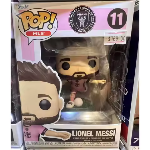 Funko POP Original FIFA World Cup Inter Miami Football Club Anime Lionel Messi #11 Collectible Model