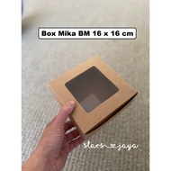 Kraft Mica Box BM 16 x 16 x 7.5 cm laminated
