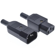 Jack power socket C13 C14 Cord Connector 3 Pin C13 Female / C14 Male Adapter
