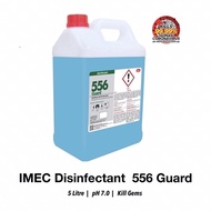 🔥READY STOCK🔥1 Pail X 5L IMEC 556 Guard Sanitizer & Disinfectant for Surfaces Wiping, Mopping, Spray