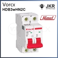 Himel HDB3wHN2C 2Pole MCB