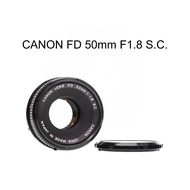 [Liao Qiqi Showa Camera Shop] CANON FD 50mm F1.8 S.C. Manual Focus AE-1 A-1 F-1 One Month