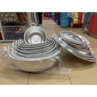 CAP ITIK DUCK Aluminium Wok / Kuali Donut / Periuk Belanga / TEBAL (8"~18") / Cooking Fry Pan / Indi