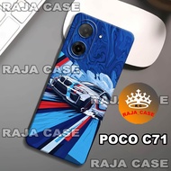 Rc29/Softase rubber poco C71 - CAR Motif - Case poco C71 - Casing poco C71 - Silicone poco C71 cool 