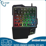 Nippy Keyboard Gaming, Keyboard Mekanikal Satu Tangan RGB