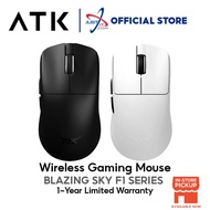 ATK Blazing Sky F1 Pro Wireless Gaming Mouse - Black/White