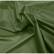 Umbrella Cloth Lining Fabric Width 63 Used 62 Inches Green 1 Yard Of Horse Dung