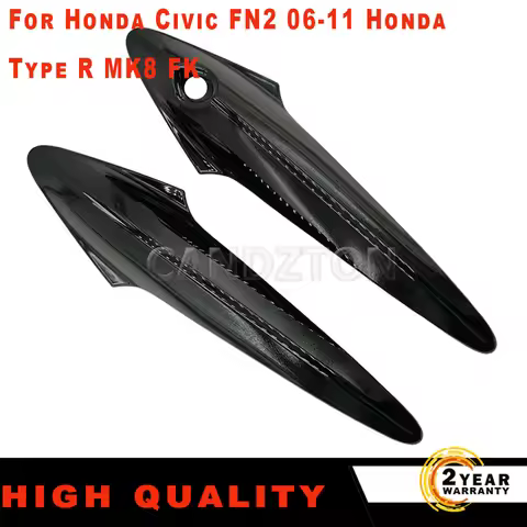 1Pair New Gloss Black Door Handle Cover 1503324 For Honda Civic MK8 FN2 Type R FK UK 2006-2011 Easy