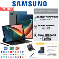 [SAMSUNG TABLET] [10+ free gift] Tablet S+ 10.8 Android Tablet Smart Tab 512GB + 16GB RAM With Dual Sim [Snapdragon 865]