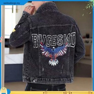 Man's Jackets And Coats Winter Brand Hooded Vintage Distressed Demin Jacket Tops Coat Outwear Jean J