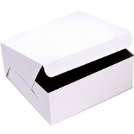 Plain Cake Box (6x6x3)(7x7x3) for Cakes and Pastries -