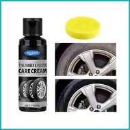 Tire Coating Cream Hydrophobic Leather Care Stain Resistant Vehicles Tire Rim Shine Coating Cream fo