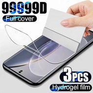 3PCS Hydrogel Film For Vivo X50 X60 X70 X80 X90 Pro Plus S12 S15 S16 Pro Screen Protector For VIVO IQOO 8 9 10 Pro Soft Gel Film