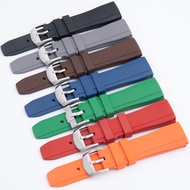 19/20/21/22mm Fluoride Rubber Watch Strap Substitute Omega Comicas Century-old Lingdi Rudder Baopo T