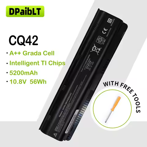 DPaibLT NEW 56Wh 10.8V 5200mAh CQ42 MU06 CQ43 CQ56 CQ57 CQ62 LAPTOP BATTERY For HP Pavilion G7 G6 DM