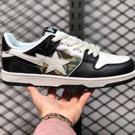 2026 New HOT 【Original】 BAPE STA SK8 COURT Vibe Contrasting Colors Meteors Fashion Trends Mens and W