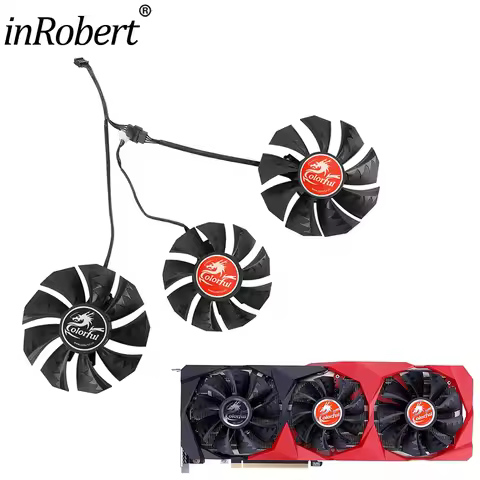 85mm 75mm Cooler Fan Replacement For Colorful GeForce RTX 3080Ti 3090 3070 3060Ti Graphics Video Car