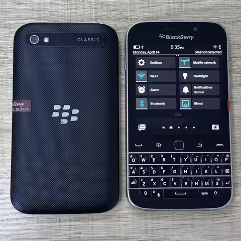 Original BlackBerry Classic Q20 QWERTY Keyboard 3.5" ROM 16G Unlocked 4G LTE Mobile phone 80-90% New