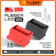 4pcs Replacement Rubber Leg Cover For Ladderman Rubber Cover Aluminium Double Sided Ladder Tangga Lipat Aluminium