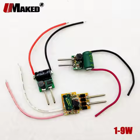 LED Driver AC/DC12V/24V 300mA 600mA 3x1W 3x2W 3x3W 4-7W Inside PCB LED Power Supply MR16 Lighting Tr