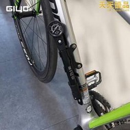 臺灣GIYO山地公路車自行車前叉氣叉專用打氣筒避震器帶氣壓表內胎