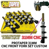 LC4S LC5S Y15ZR PROTAPER 31MM FRONT FORK SET GOLD FORK CUSTOM FORK
