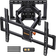 Perlegear PGLF8 Fully Movable TV Wall Mount for 42-85 Inches up to 60 kg, TVs Mount with Double Arti