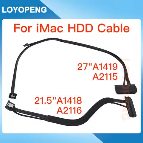 A2115 A2116 SSD HDD Data SATA Cable 923-0035 923-0312 For iMac 21.5" A1418 27" A1419 Hard Disk Drive