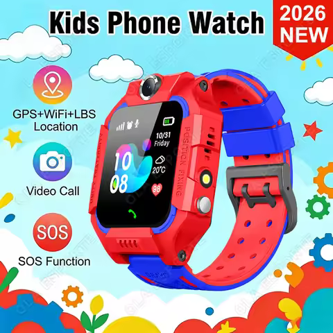 2026 New Smart Watch For Children Waterproof GPS LBS Positionin Smart Watch Kids With SOS Flashlight