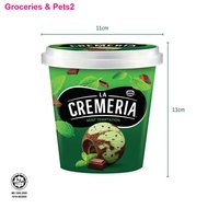Household Supplies☏LA CREMERIA Mint Temptation Ice Cream (1 Pint, 750ml)