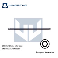 Hex Screw Driver shaft AO QCK Connect  surgical equipment Veterinary orthopedics Instruments T6/T8 S