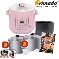 Primada LIMITED EDITION 4L Triple Pots Pressure Cooker MPC4000 (1 NON STICK POT + FREE 2 STAINLESS S