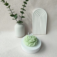 1pc Floral Soy Wax Scented Candle, Best Friend & Mother Gift, Decorative Candles For Home, Aroma The