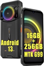 Ulefone - Armor 21 三防手機，MTK G99 16GB+256GB，64MP+24MP 夜視鏡頭，6.58 吋 FHD+，9600mAh 電池，Android 13