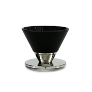 Coffee Dripper Silver &amp; Black (Coffee Dripper Silver &amp; Black) [Saga/Arita] [Beasty Coffee]